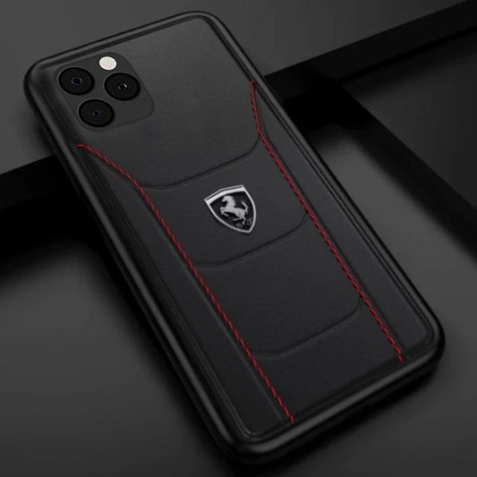 Ferrari ® iPhone 11 Pro Genuine Leather Crafted Limited Edition Case