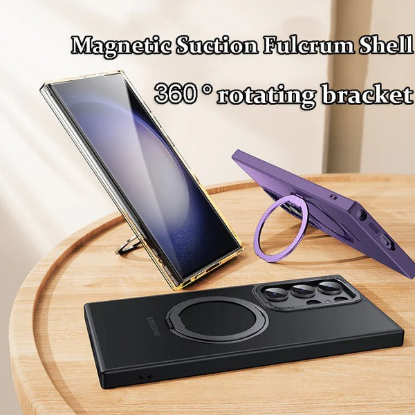 #MK - Premium Invisible Ring Holder Case - Samsung