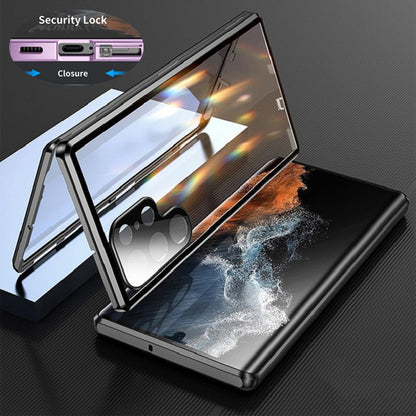 #MK - 360 Magnetic Glass Case  - Samsung