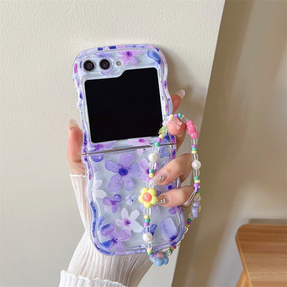 #MK - Floral Accents Clear Case - Samsung