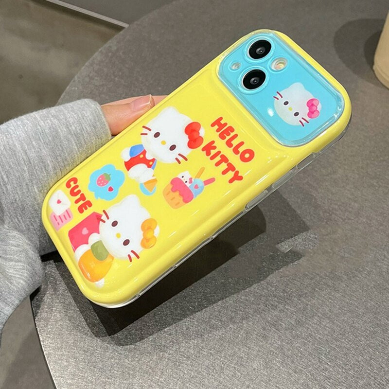 #MK -Delightful Kitten Print Phone Case  - Apple