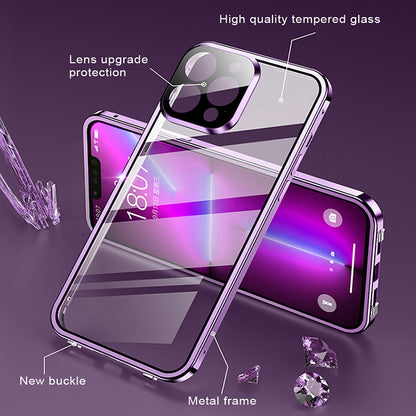 #MK - 360 Magnetic Glass Case  - iPhone