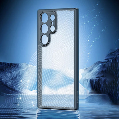 #Mk - Aimo Flowing Lines Pattern Clear Case - Samsung