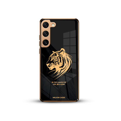 #MK - Majestic Lion Glass Phone Case - Samsung