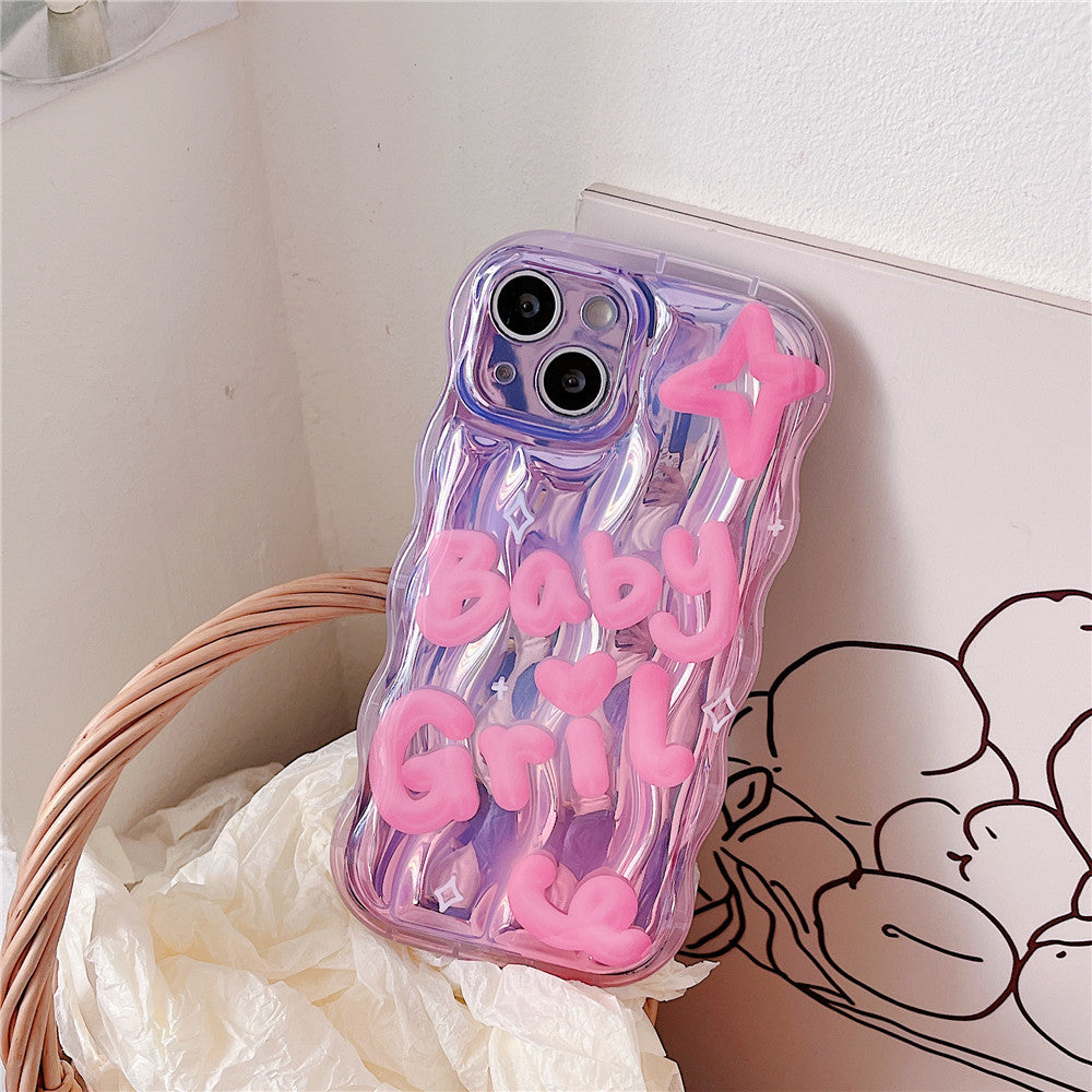 #MK -  Pink Glitter Glamour Case - iPhone