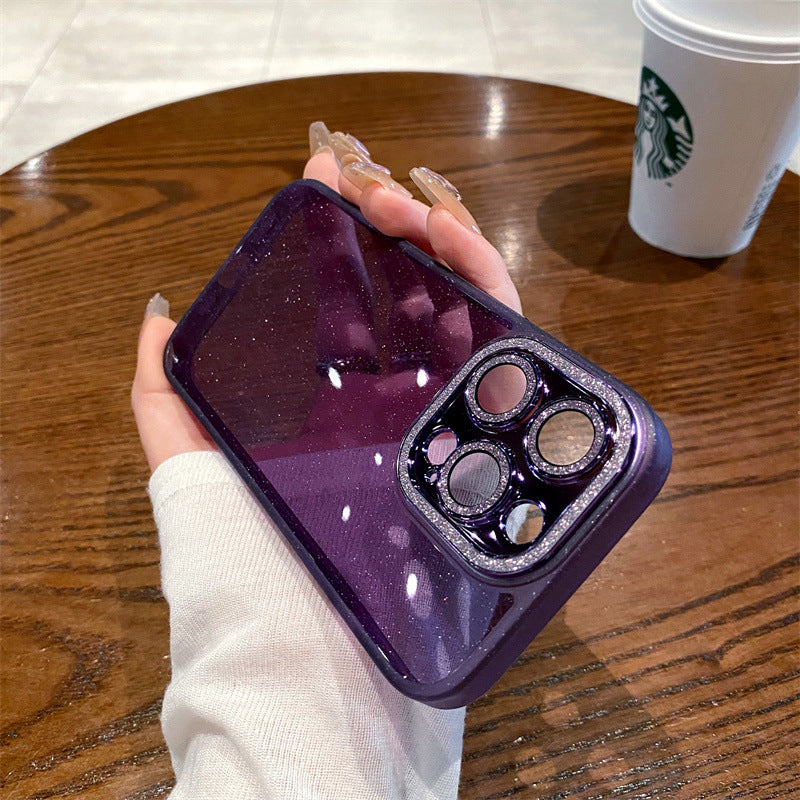#MK -Sparkling Camera Glitter Case- Apple