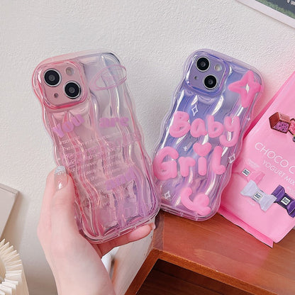 #MK -  Pink Glitter Glamour Case - iPhone