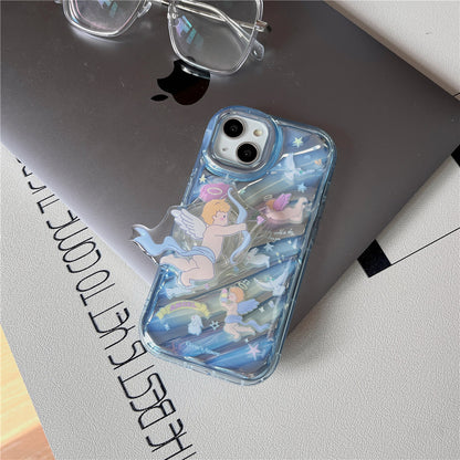 #MK - Cupid's Love Pattern Phone Case - iPhone