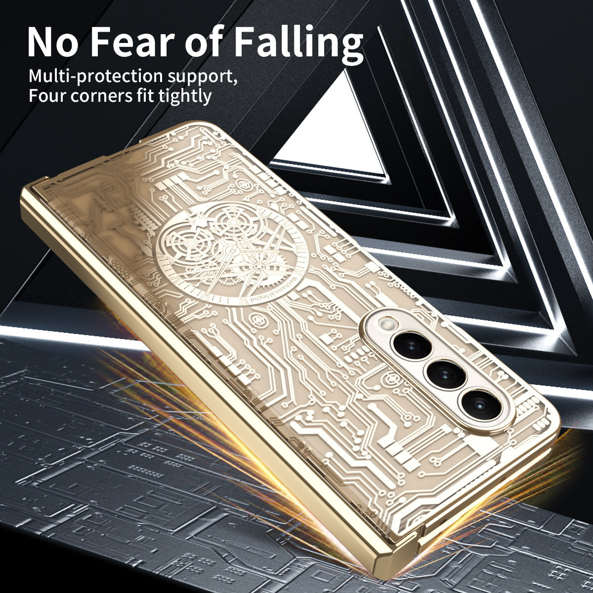 Galaxy Z Fold Series Mechanical Integrated Electroplating Case
