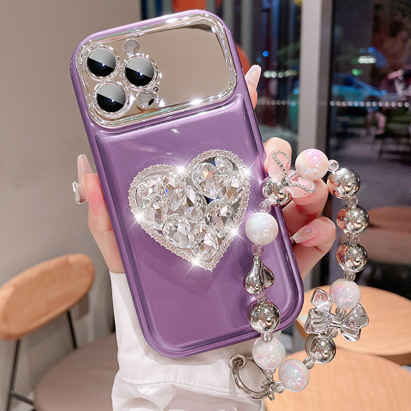 #MK - Sparkling Jewel Heart Case - iPhone