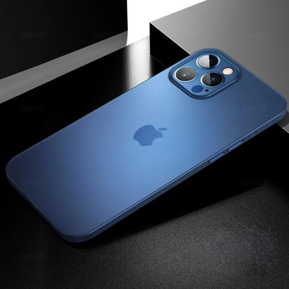 iPhone 15 Series Ultra-Thin Matte Paper Back Case