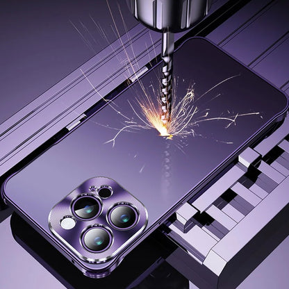 #MK - VaultLux Aluminium Frame Lens Protection Case - iPhone