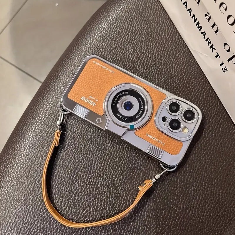 #MK - Retro Camera Graphic Phone Case - iPhone