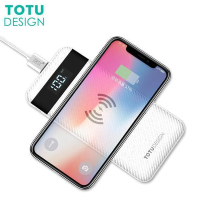 TOTU Design 10000 mAh Dual USB Wireless Charger/Power Bank
