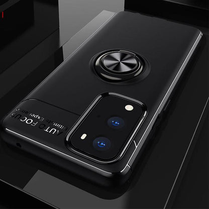 OnePlus 9R Metallic Finger Ring Holder Matte Case