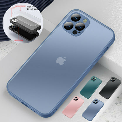 iPhone 12 Series Frosted Glass Shockproof Case