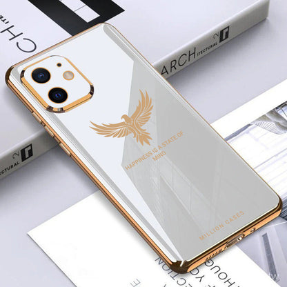 iPhone 11 Series Electroplating Eagle Pattern Case