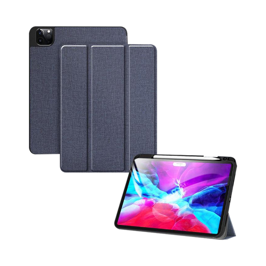 Mutural ® Smart Flip back Cover with Pencil holder for iPad