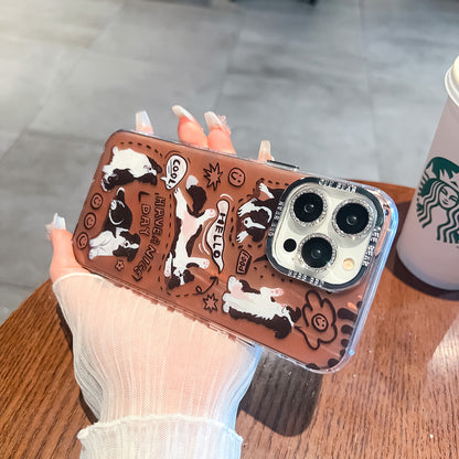 #Mk - Anime Cute Dog Soft Mobile Case - iPhone