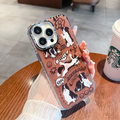 #Mk - Anime Cute Dog Soft Mobile Case - iPhone