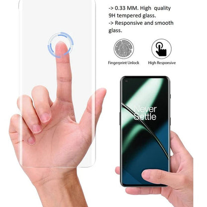 Full Liquid Glue UV Tempered Glass - OnePlus