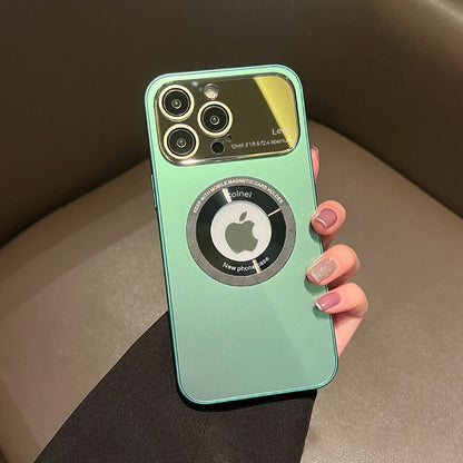 Frosted Magnetic Suction Window Case - iPhone