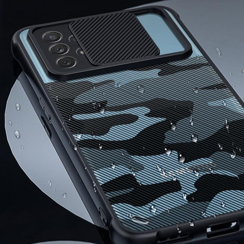 Galaxy A72 Camouflage Camera Protective Case