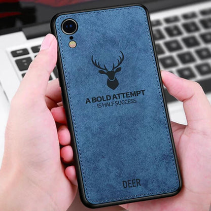 iPhone XR Deer Pattern Inspirational Soft Case
