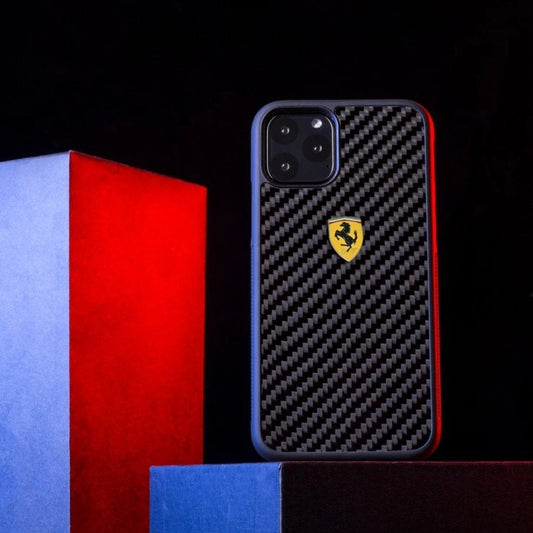 Ferrari ® iPhone 13 3D Carbon Fiber Protective Case