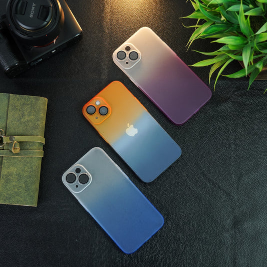 iPhone 13 Frosted Matte Gradient Back Case