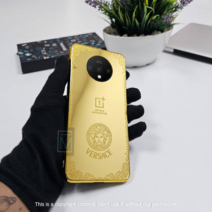 Crafted Gold Versace Luxurious Camera Protective Case - OnePlus