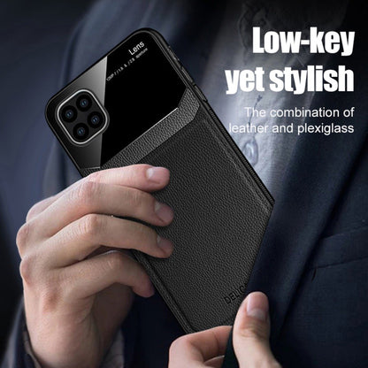 Galaxy Note Series Sleek Slim Leather Glass Case