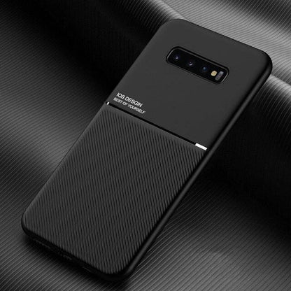 Galaxy S10 Plus Carbon Fiber Twill Pattern Soft TPU Case