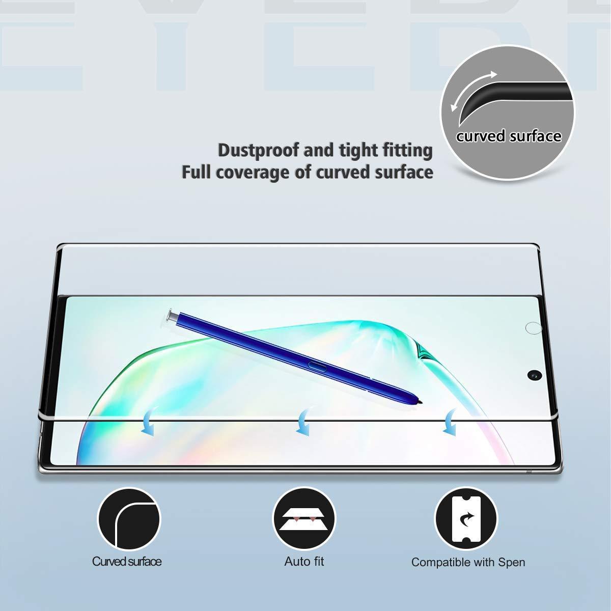 Galaxy Note 10 Plus Full Coverage Curved Tempered Glass