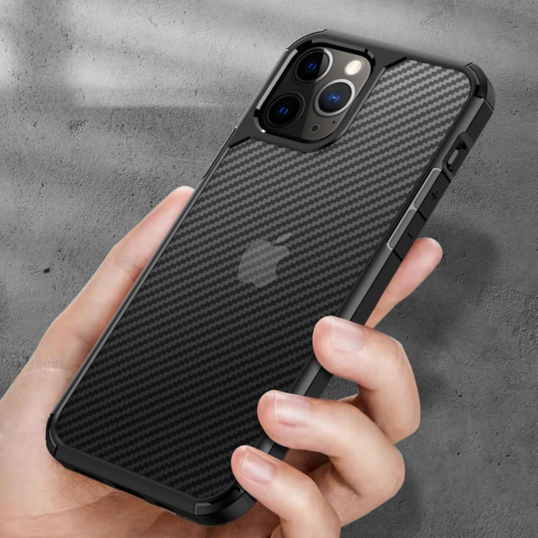 iPhone 12 Series [3 in 1 Combo] - Opaque Matte Case + Tempered + Camera Lens Protector