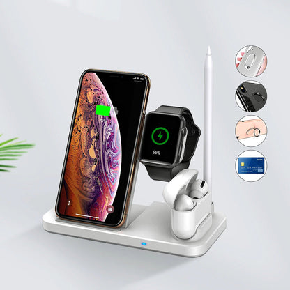 4 in 1 Qi Wireless Charging Stand
