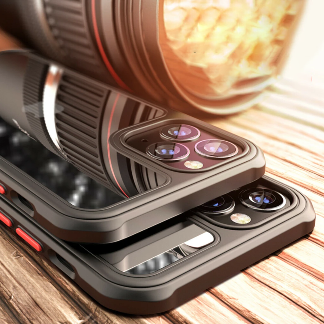 iPhone - Durable Shockproof Refraction Fiber Case