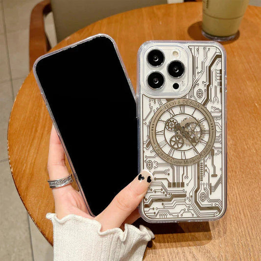 iPhone 13 Series MagSafe Edition Mecha Transparent Case