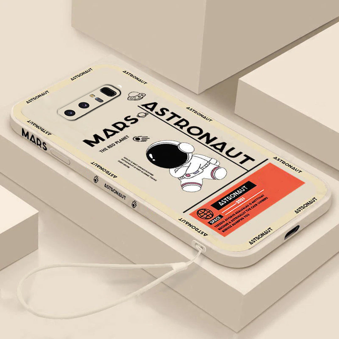 Galaxy Note 8 Luxury Astronaut Soft Silicone Case