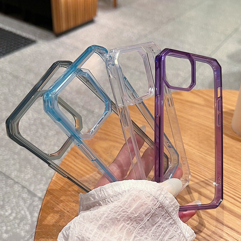 iPhone 14 Series Clear Hybrid Shockproof Bumper Case