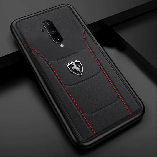 Ferrari ® OnePlus 7T Pro Genuine Leather Crafted Limited Edition Case