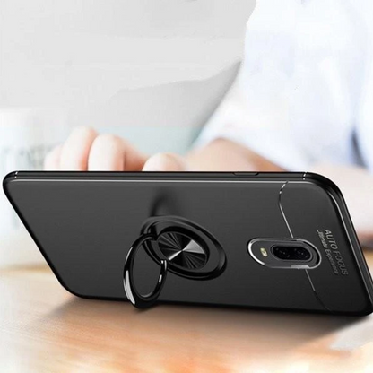 OnePlus 7 Metallic Ring Holder Matte Finish Case