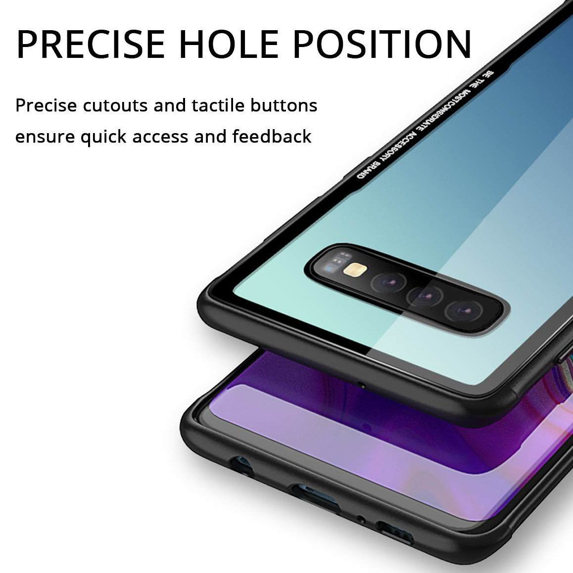 Galaxy S10 Plus Glassium Protective Series Case