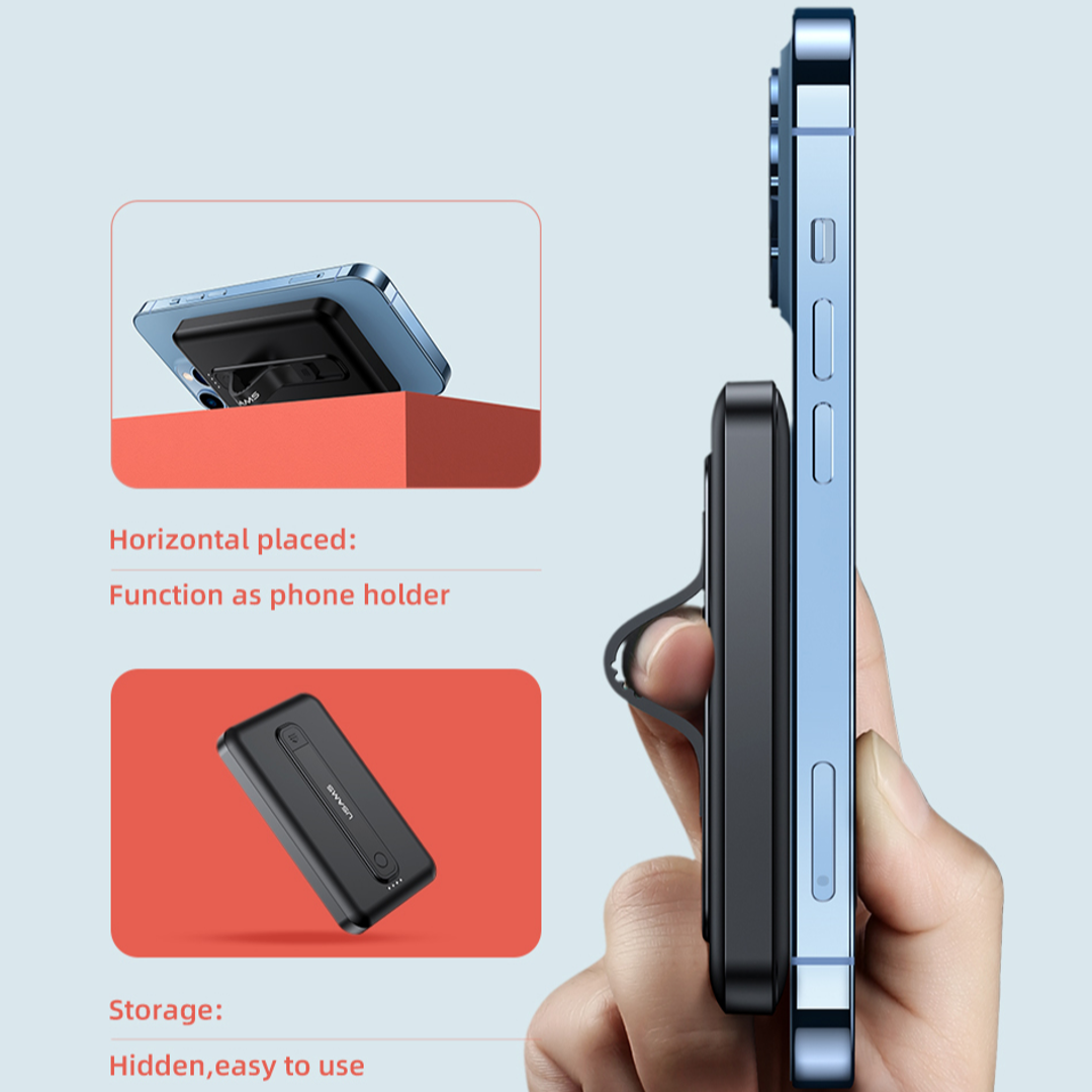 USAMS - QC+PD Fast Charging Magnetic Wireless Powerbank