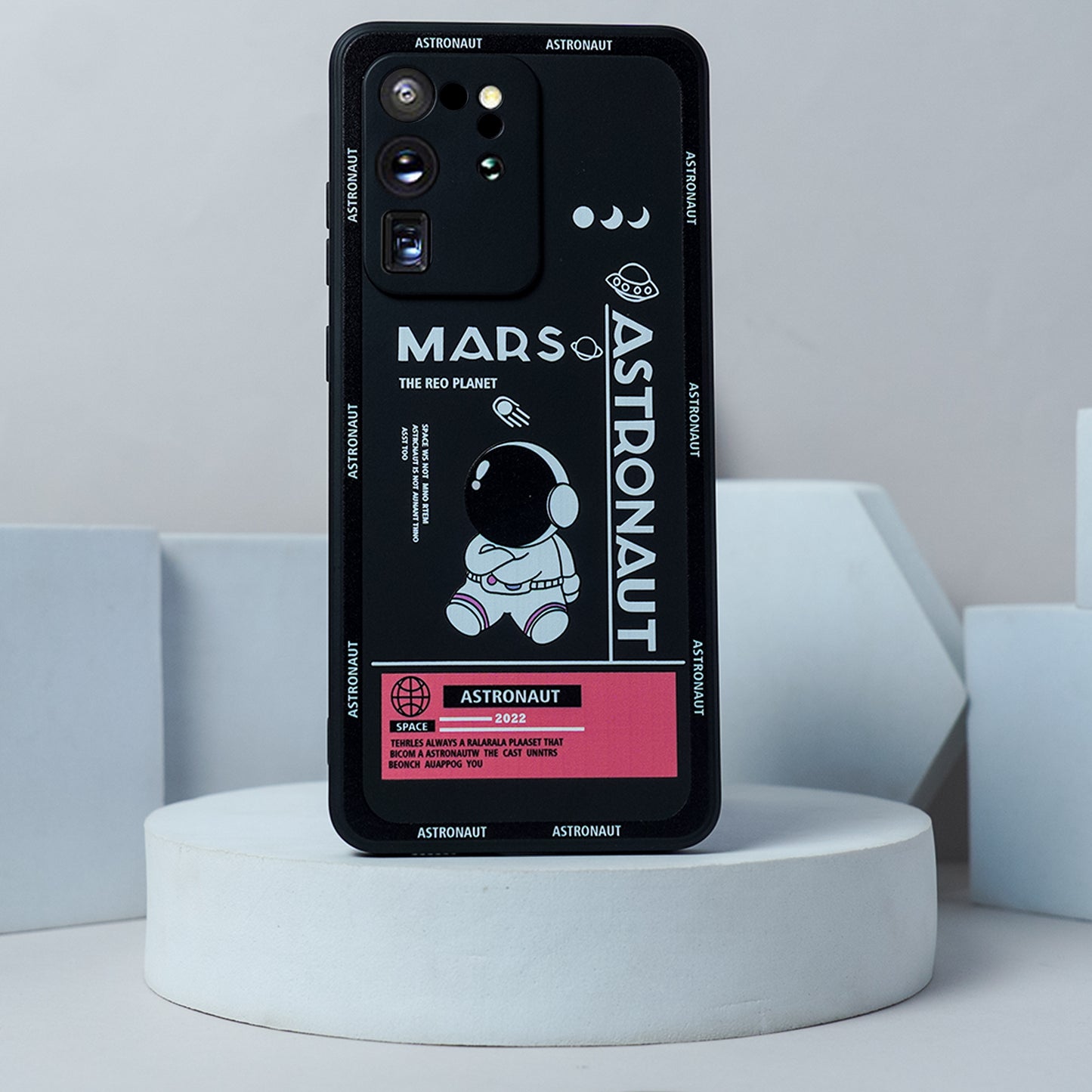 Galaxy S22 Series - Luxury Astronaut Soft Silicone Case
