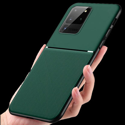 Galaxy S20 Ultra Carbon Fiber Twill Pattern Soft TPU Case