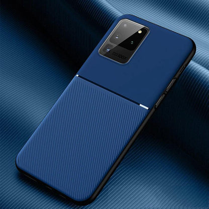 Galaxy S20 Ultra Carbon Fiber Twill Pattern Soft TPU Case