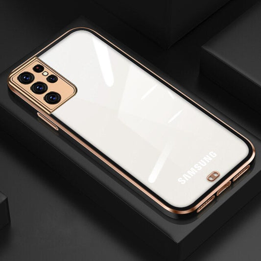 Galaxy A52 Electroplating Ultra Clear Shining Case