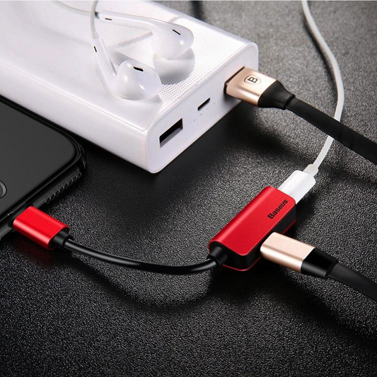 Baseus ® iPhone Cable Splitter Adapter