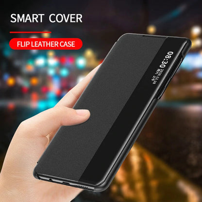 Galaxy S22 Series Side View PU Leather Flip Case
